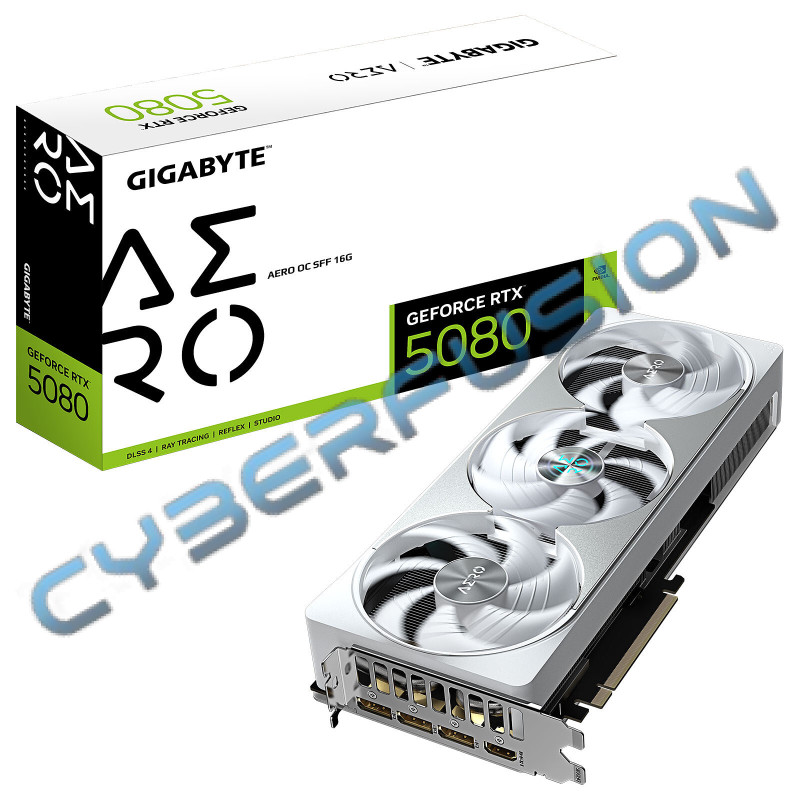 Gigabyte GeForce RTX 5080 Aero OC SFF- Gigabyte GeForce RTX 5080 Aero OC SFF-