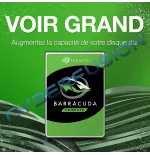 Seagate BarraCuda 2,5" 2To – Stockage Compact & Performant | CyberFusion