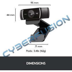 Logitech Pro Stream C922 Full HD (Noir)