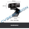 Logitech Pro Stream C922 Full HD (Noir)