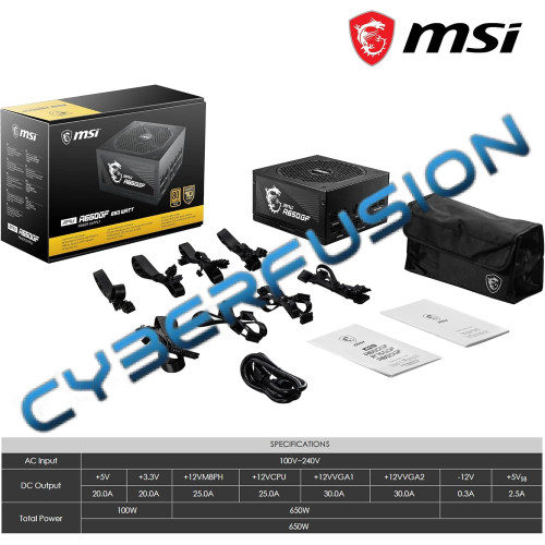 MSI MPG A650GF - 650W