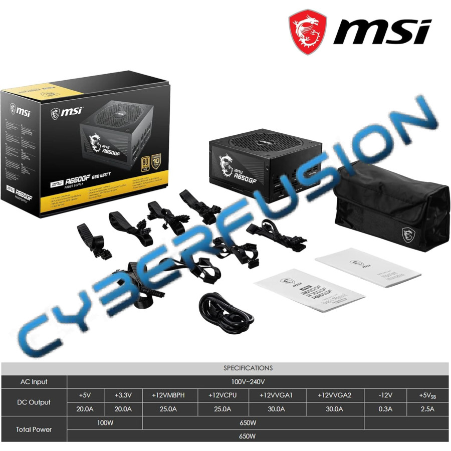 MSI MPG A650GF - 650W