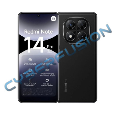 Xiaomi Redmi Note 14 Pro 256Go Noir
