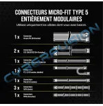 Corsair RMx Shift - 750W – Modulaire & Silencieuse | CyberFusion