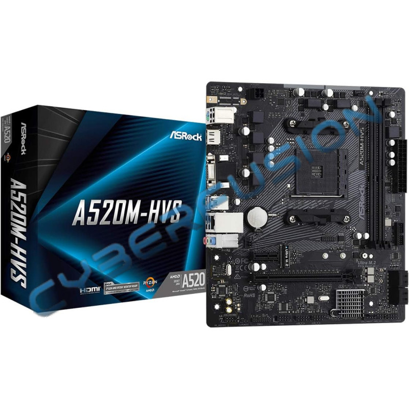 ASRock A520M-HVS ASRock A520M-HVS
