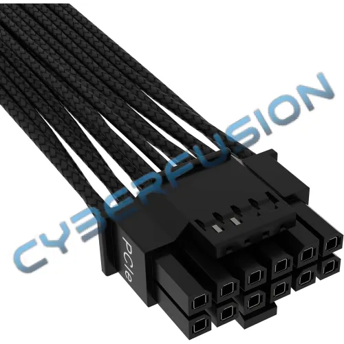 Corsair 12VHPWR - 1x PCIe 12+4 pins – GPU Ready | CyberFusion