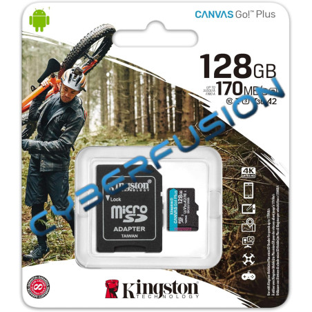 Kingston Canvas Go! Plus - 128Go Micro SD