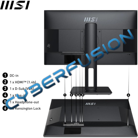 MSI Pro MP251 Full HD 100Hz (Noir)