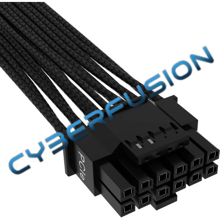 Corsair 12VHPWR - 1x PCIe 12+4 pins (Noir)